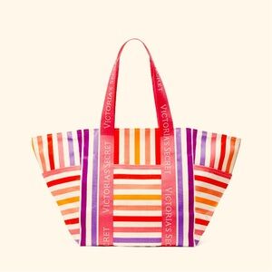 NEW Victoria's Secret Vibrant Striped Tote